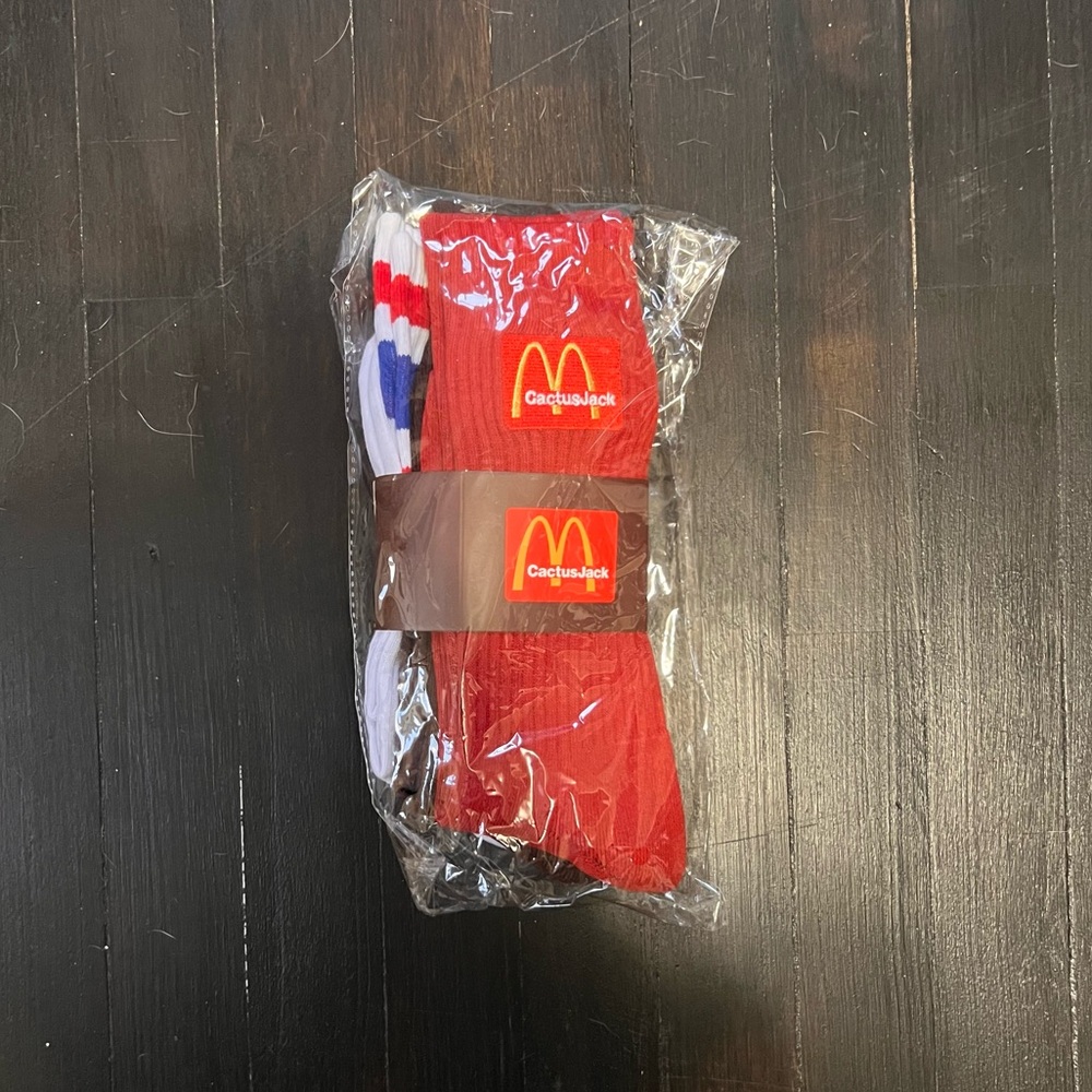Travis Scott X McDonalds CJ Arches Socks Pack